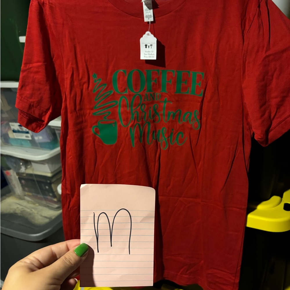 Bella Canvas Red Christmas Tee